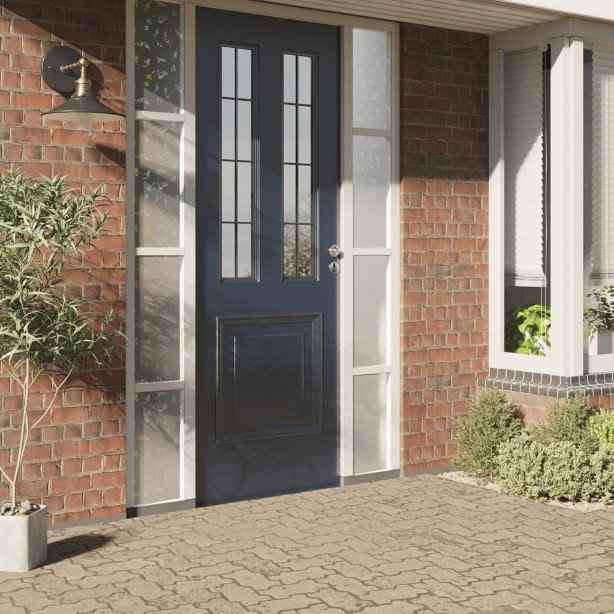 vidaXL Película para janela fosca 45x1000 cm PVC padrão arco-íris 3D